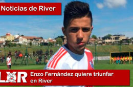 Enzo Fernández quiere triunfar en River