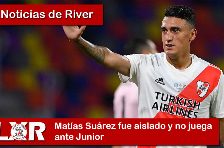 Matías Suárez fue aislado y no juega ante Junior