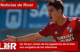 Un 40 por ciento de los jugadores de la lista son surgidos de las inferiores
