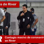 Contagio masivo de coronavirus en River