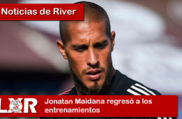 Jonatan Maidana regresó a los entrenamientos