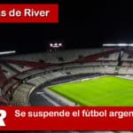 Se suspende el fútbol argentino
