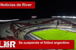 Se suspende el fútbol argentino