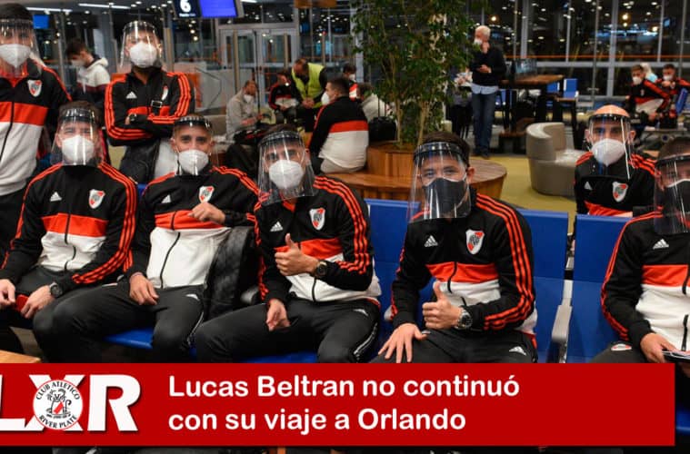 Lucas Beltran no continuó con su viaje a Orlando