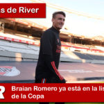 Braian Romero ya está en la lista de la Copa