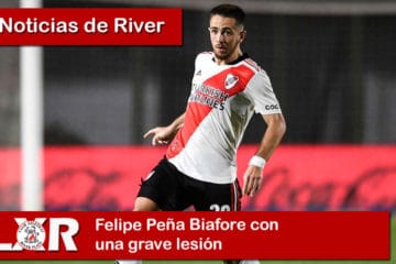 Felipe Peña Biafore con una grave lesión
