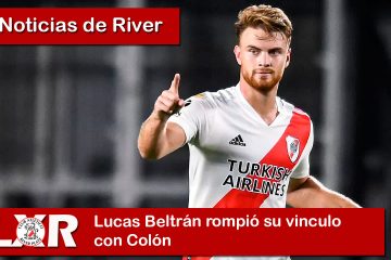 Lucas Beltrán rompió su vinculo con Colón